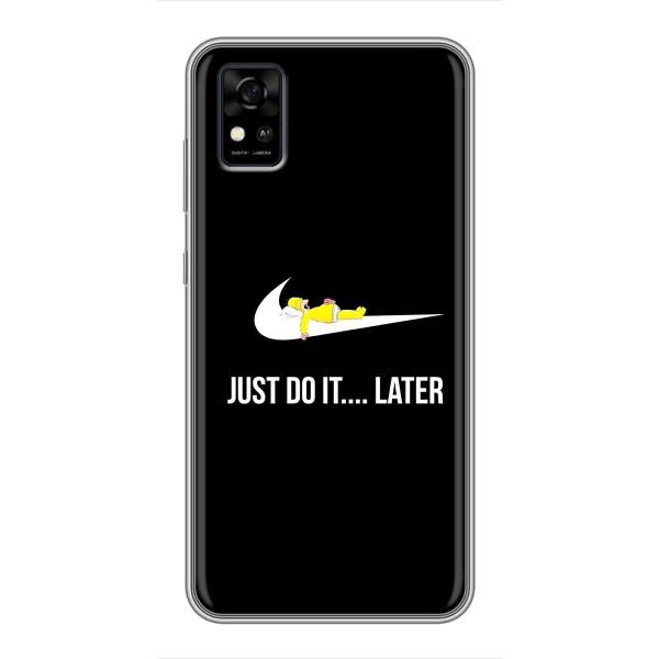 Чохол з логтипом Найк на ZTE Blade A31 – Nike just do it
