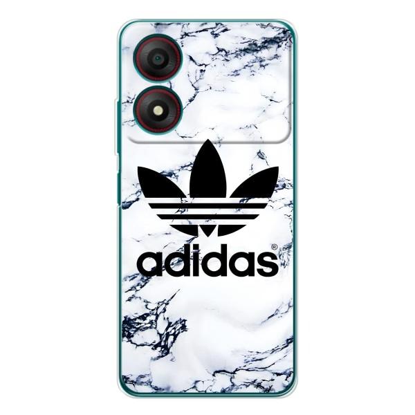 Чохли Адидас для ZTE Blade A34 (AlphaPrint) – Адідас на мраморі