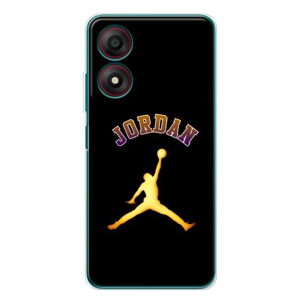 Чохли для ZTE Blade A34 - з картинкою JORDAN (AlphaPrint) – Jordan Gold