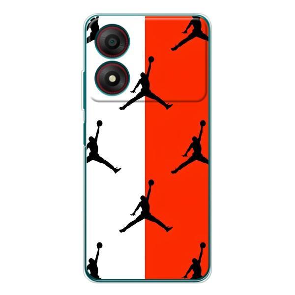 Чохли для ZTE Blade A34 - з картинкою JORDAN (AlphaPrint) – Лого Джордан
