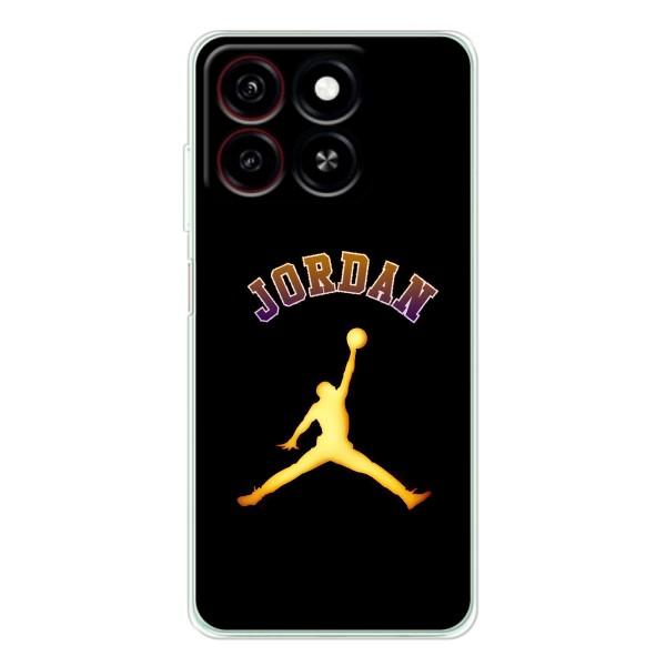 Чехлы для ZTE Blade A35 - с картинкой JORDAN (AlphaPrint) – Jordan Gold