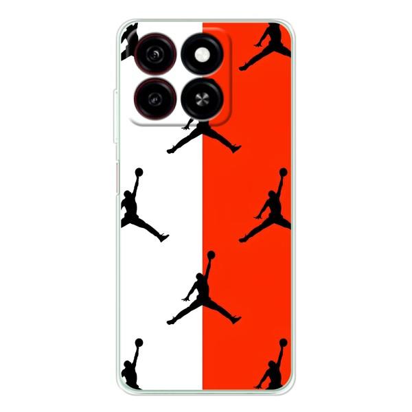 Чехлы для ZTE Blade A35 - с картинкой JORDAN (AlphaPrint) – Лого Джордан