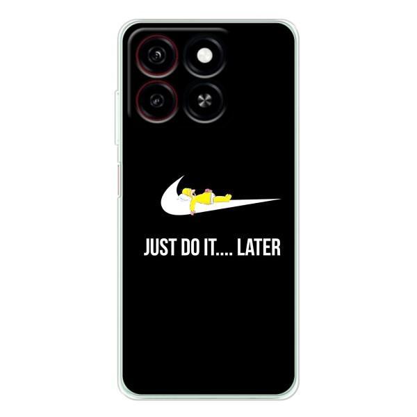 Чохол з логтипом Найк на ZTE Blade A35 – Nike just do it