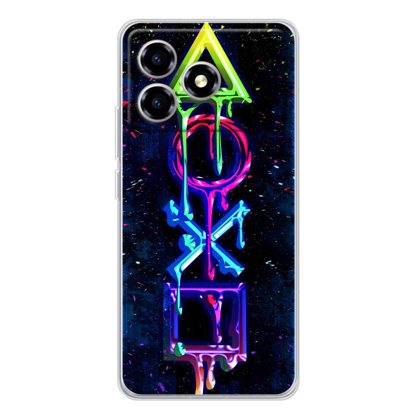 Чохли з тематикою Кіберспорт для ZTE Blade A36 (VPrint) – Pleystation лого