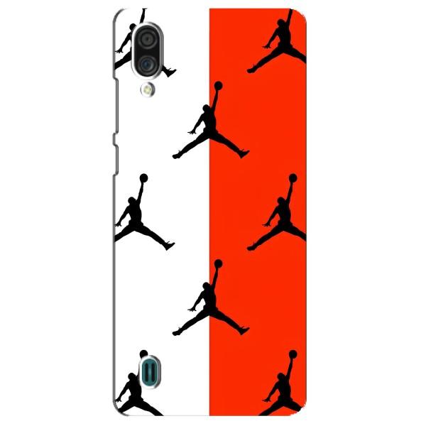 Чехлы для ZTE Blade A51 Lite - с картинкой JORDAN (AlphaPrint) – Лого Джордан