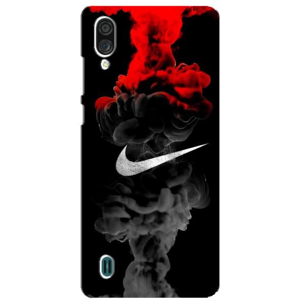 Чехол с логотипом Найк на ZTE Blade A51 Lite – Найк на черном