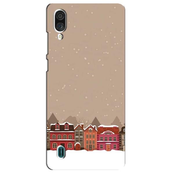 Новогодние, Праздничные Чехлы для ZTE Blade A51 Lite - 2024 год – Зимний город