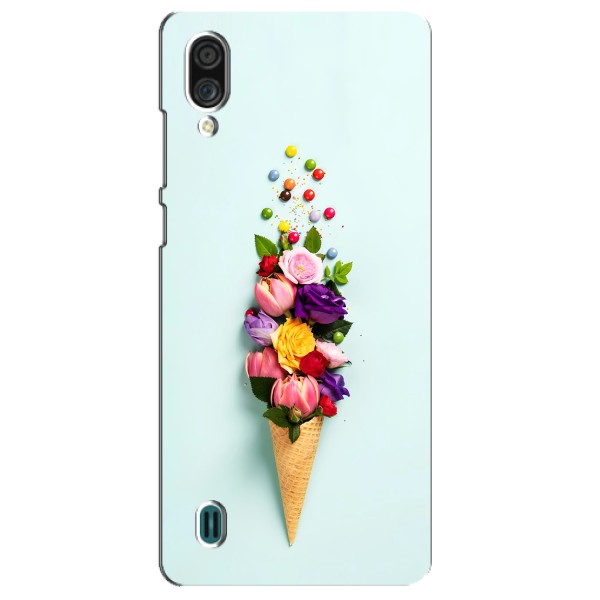 Чехлы с тематикой "ЦВЕТЫ" на ZTE Blade A51 Lite – Цветок-мороженное