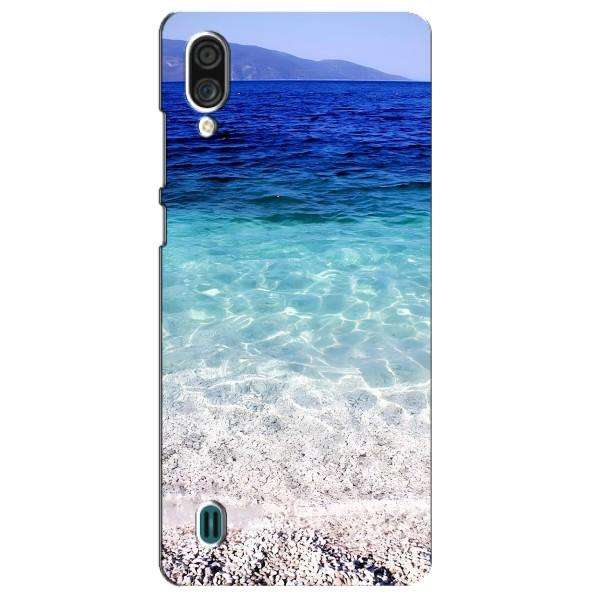 Силиконовый чехол с КАРТИНКАМИ лето для ZTE Blade A51 Lite (AlphaPrint) – Море