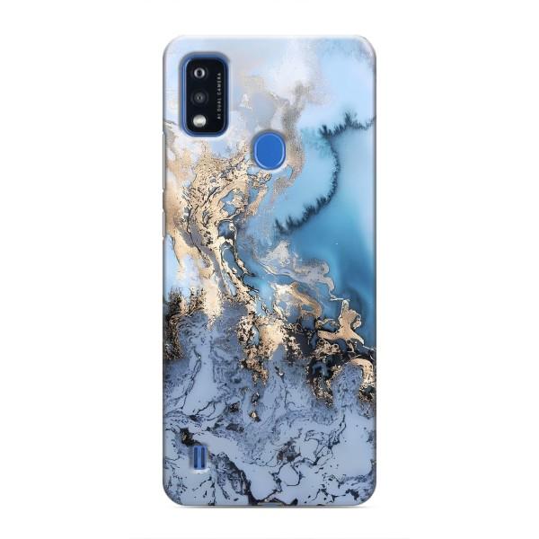 Мраморний чехол на ZTE Blade A51 (VPrint) – Ніжний мрамор