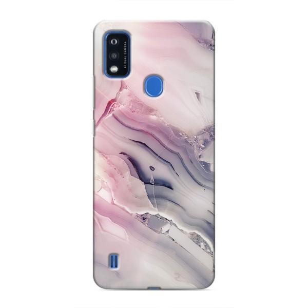Мраморний чехол на ZTE Blade A51 (VPrint) – Пурпурний Мрамор