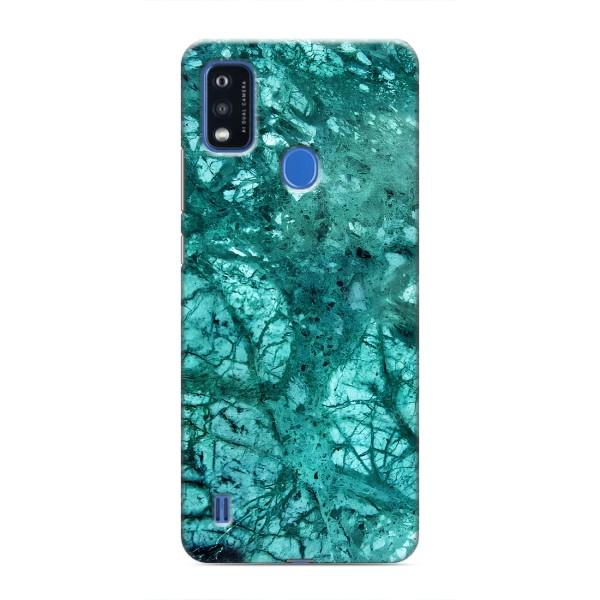 Мраморний чехол на ZTE Blade A51 (VPrint) – Зелений мрамор