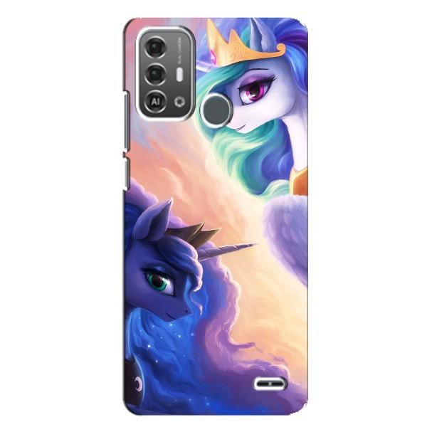 Чехол для ЗТЕ Блейд А53 Про - (Единорожки - Новинки) (AlphaPrint) – Единорожки