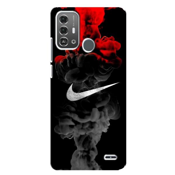 Чехол с логотипом Найк на ZTE Blade A53 Pro – Найк на черном