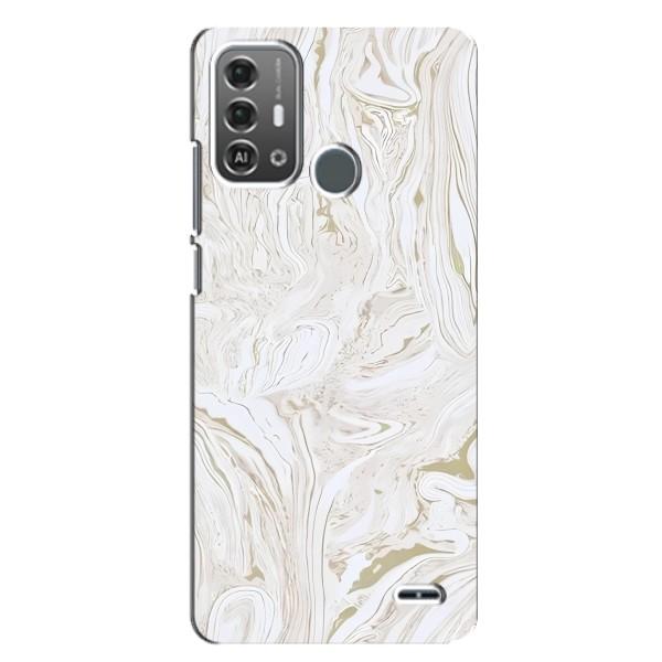 Мраморний чехол на ZTE Blade A53 Pro (VPrint) – Білий мрамор