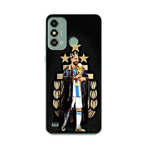 Чохли для ZTE Blade A53 (Leo чемпіон) (AlphaPrint) – Мессі Король