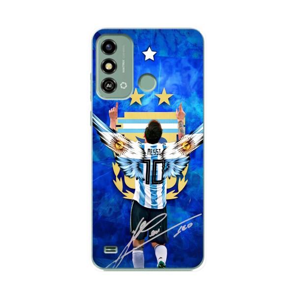 Чохли для ZTE Blade A53 (Leo чемпіон) (AlphaPrint) – Мессі збірна