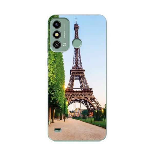 Чохол Ейфелева Вежа ZTE Blade A53 - (AlphaPrint) – Дорога до Парижу