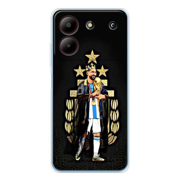 Чохли для ZTE Blade A54 (Leo чемпіон) (AlphaPrint) – Мессі Король