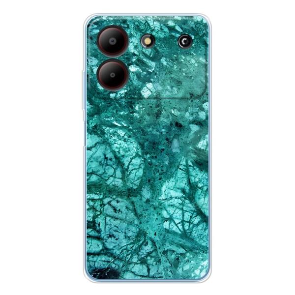 Мраморний чехол на ZTE Blade A54 (VPrint) – Зелений мрамор