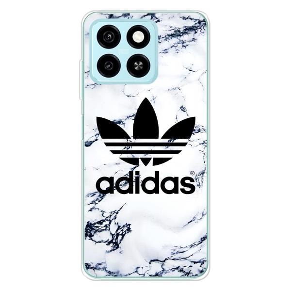 Чехлы Адидас для ZTE Blade A55 (AlphaPrint) – Адидас на мраморе