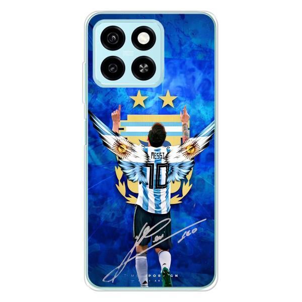 Чехлы для ZTE Blade A55 (Leo чемпион) (AlphaPrint) – Месси сборная