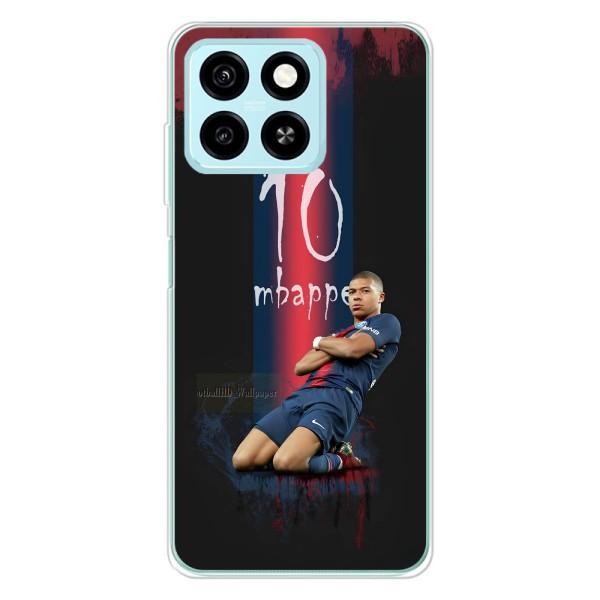 Чехол (TPU) с Футболистом на ZTE Blade A55 – MBAPPE 10
