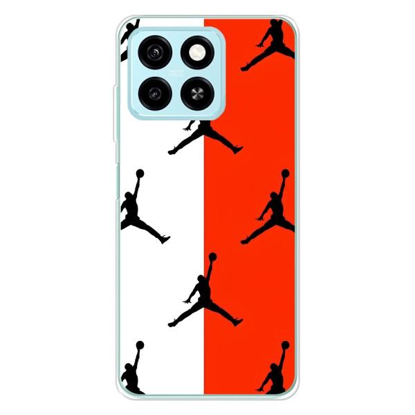 Чохли для ZTE Blade A55 - з картинкою JORDAN (AlphaPrint) – Лого Джордан