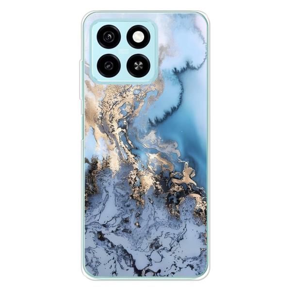 Мраморный чехол на ZTE Blade A55 (VPrint) – Нежный мрамор