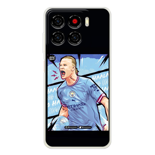 Чехлы с футболистом Ерлинг Холанд для ZTE Blade A56 (AlphaPrint)