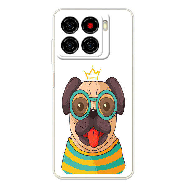 Бампер для ZTE Blade A56 с картинкой "Песики" – Собака Король