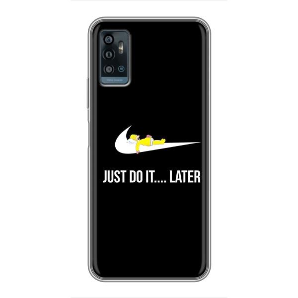 Чохол з логтипом Найк на ZTE Blade A71 – Nike just do it
