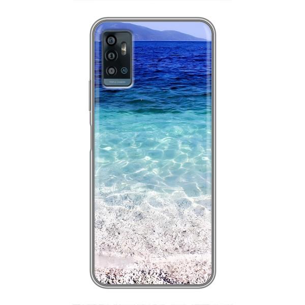 Силиконовый чехол с КАРТИНКАМИ лето для ZTE Blade A71 (AlphaPrint) – Море