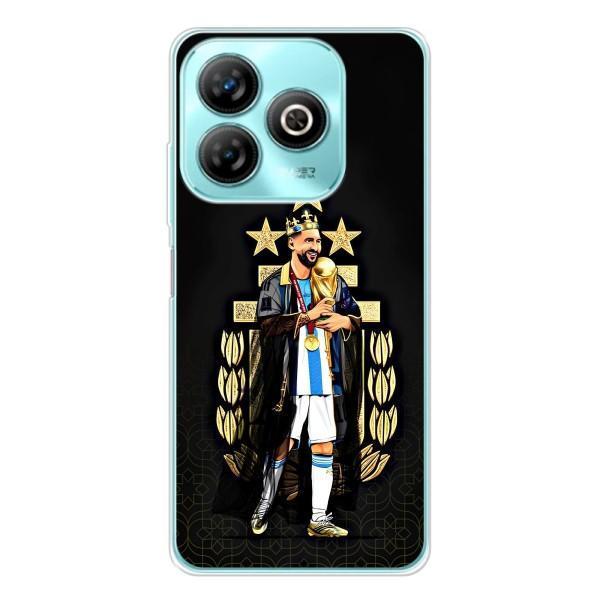 Чехлы для ZTE Blade A75 (Leo чемпион) (AlphaPrint) – Месси Король