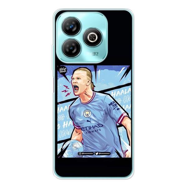 Чехлы с футболистом Ерлинг Холанд для ZTE Blade A75 (AlphaPrint) – гол Эрлинг Холланд