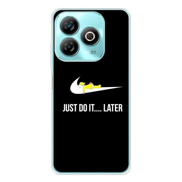Чехол с логотипом Найк на ZTE Blade A75 – Nike just do it