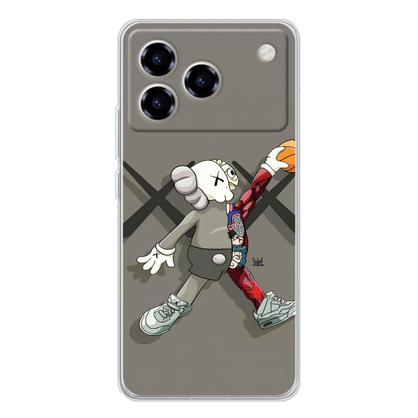 Чехлы для ZTE Blade A76 - Bearbrick Louis Vuitton (PREMIUMPrint) – Беарбрик Джордан