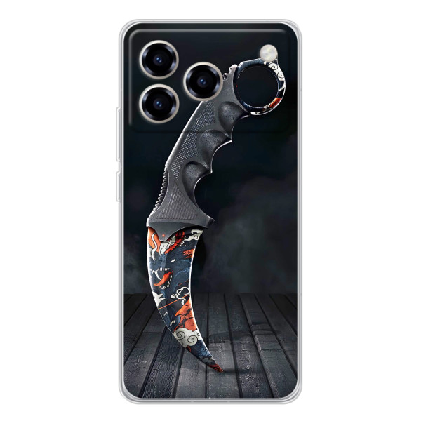 Чохол КІБЕРСПОРТ для ZTE Blade A76 – Кинжал КС ГО