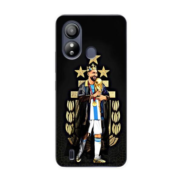 Чехлы для ZTE Blade L220 (Leo чемпион) (AlphaPrint) – Месси Король