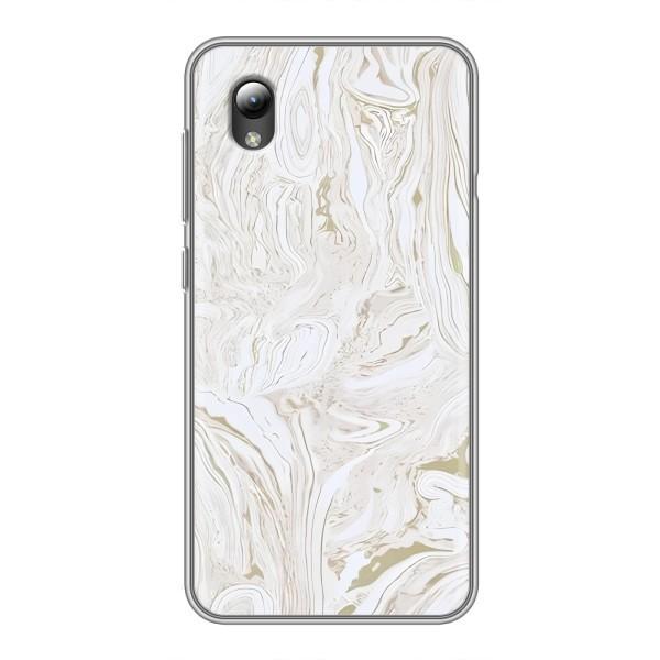 Мраморный чехол на ZTE Blade L8 (VPrint) – Белый мрамор