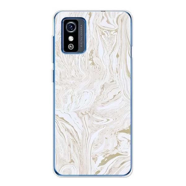 Мраморный чехол на ZTE Blade L9 (VPrint) – Белый мрамор
