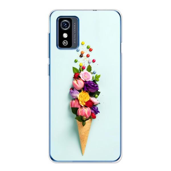 Чохли з тематикою "КВІТИ" на ZTE Blade L9 – Квітка-морозиво
