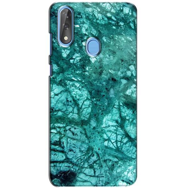 Мраморный чехол на ZTE Blade V10 (VPrint) – Зеленый мрамор