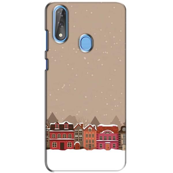 Новорічні, Святкові Чохли для ZTE Blade V10 - 2024 год – Зимове місто