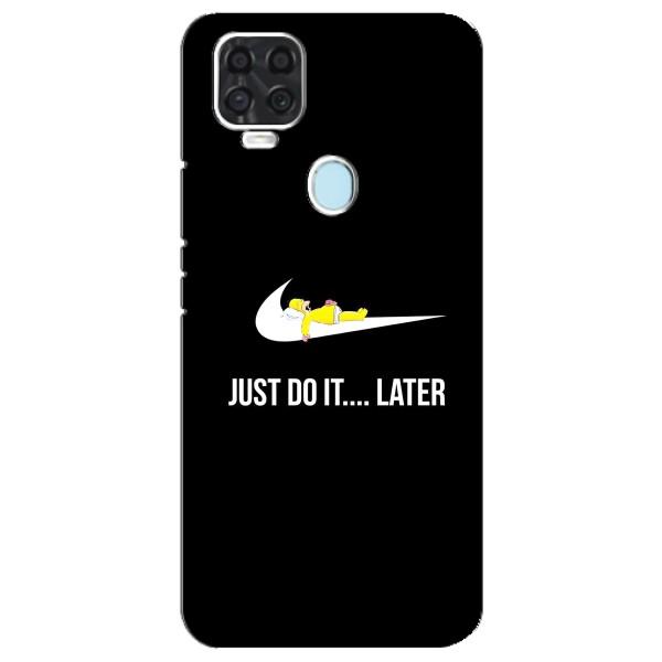 Чехол с логотипом Найк на ZTE Blade V2020 – Nike just do it