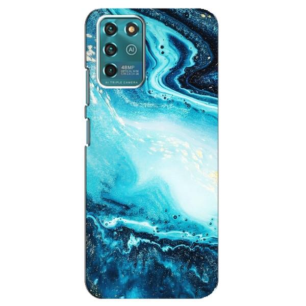 Мраморний чехол на ZTE Blade V30 Vita (VPrint) – Блакитний мрамор