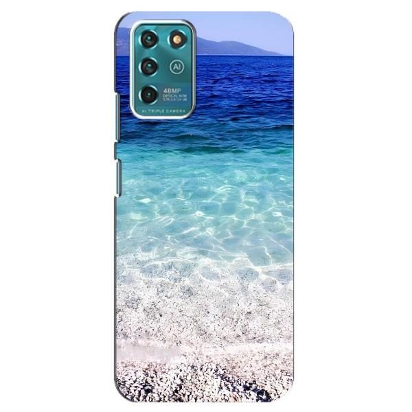 Силиконовый чехол с КАРТИНКАМИ лето для ZTE Blade V30 Vita (AlphaPrint) – Море