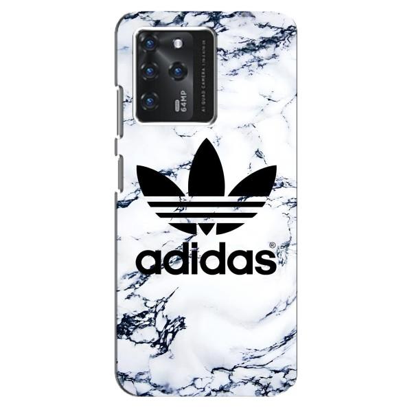 Чехлы Адидас для ZTE Blade V30 (AlphaPrint) – Адидас на мраморе