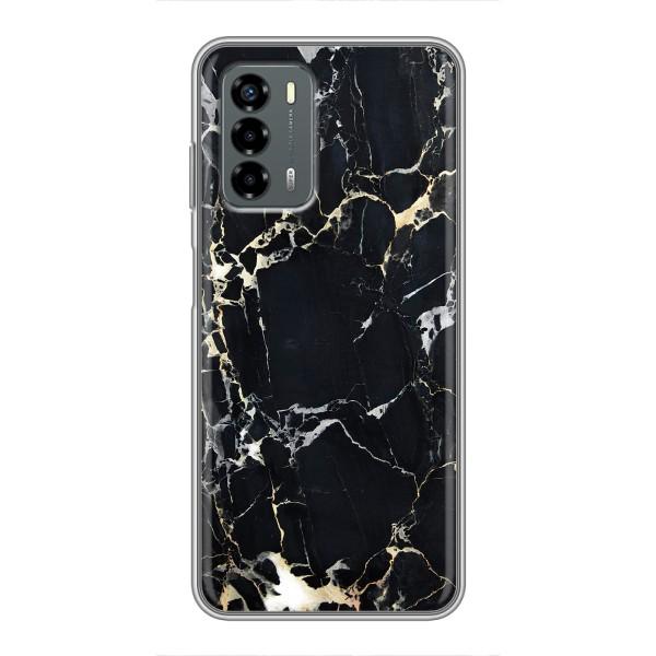 Чехол с текстурой Мрамора на ЗТЕ Блейд В40 Вита – Чёрный мрамор