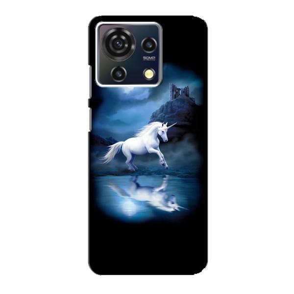 Чехол для ЗТЕ Блейд В50 Вита - (Единорожки - Новинки) (AlphaPrint) – Единорог